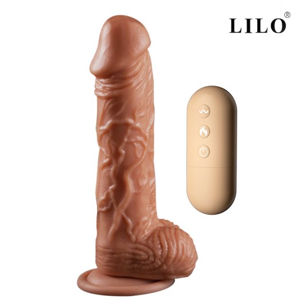 Pênis realistico com glande saltada, escroto e ventosa resistente - LILO - Image 14