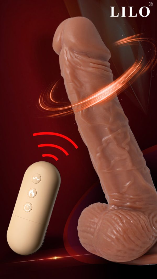 Pênis realistico com glande saltada, escroto e ventosa resistente - LILO - Image 4