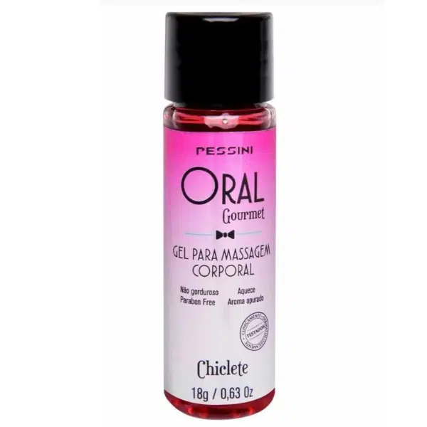 Mini Oral Gourmet Gel Comestível 18g Pessini - Sabores Irresistíveis e Prazer Térmico - Image 2