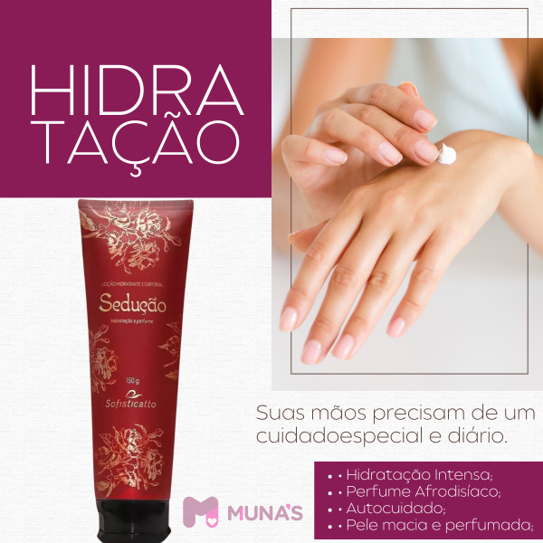 Loção hidratante corporal Hidratação intensa Perfume afrodisíaco Ingredientes afrodisíacos Sensualidade feminina Autocuidado Pele macia e perfumada Produtos de massagem Sofisticatto Loção corporal sensual Creme hidratante sensual Hidratação avançada Feromônios ativos Fragrância sedutora Massagem corporal