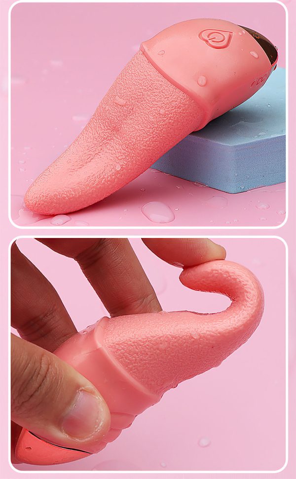 Vibrador clitoriano em formato de língua com 10 modos de vibração - Image 6