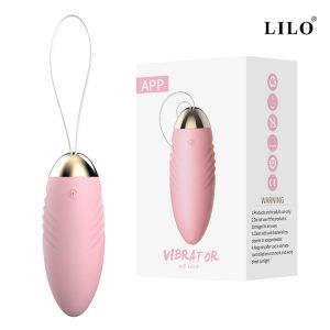 Bullet Recarregável LILO Vibrador Controlado por APP Bullet com 10 Modos de Vibração Vibrador Discreto Brinquedo Sexual Tecnológico Estimulador Corporal Vibrador de Silicone Acessório Íntimo Recarregável Controle Remoto via Smartphone Bullet para Casal