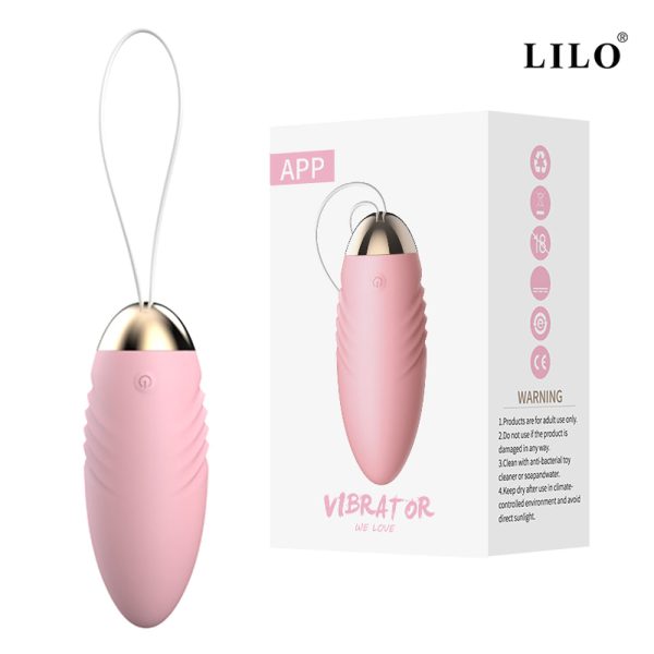 Bullet Recarregável LILO Vibrador Controlado por APP Bullet com 10 Modos de Vibração Vibrador Discreto Brinquedo Sexual Tecnológico Estimulador Corporal Vibrador de Silicone Acessório Íntimo Recarregável Controle Remoto via Smartphone Bullet para Casal