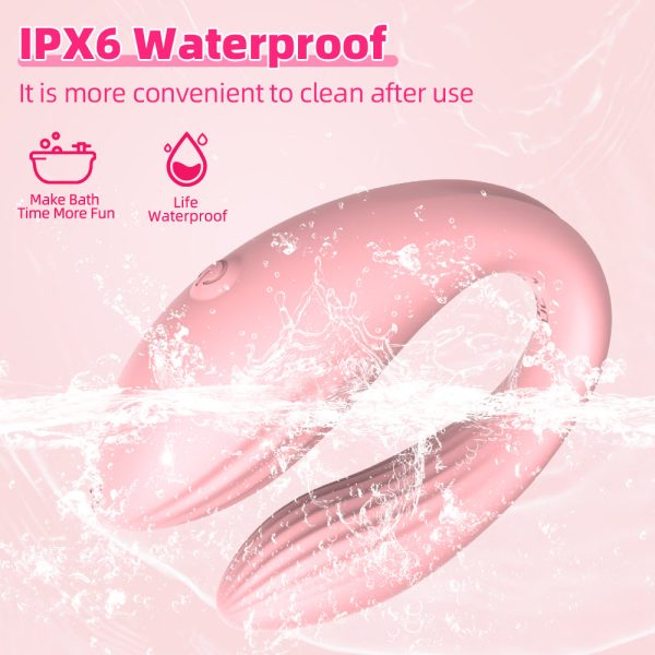 Vibrador para Casal Vibrador em Forma de C Estimulador de Ponto G e Clitóris Vibrador Controlado por App Brinquedo Sexual Tecnológico Vibrador 10 Modos Acessório Íntimo para Casais Vibrador de Silicone Flexível Prazer Compartilhado Vibrador Recarregável USB