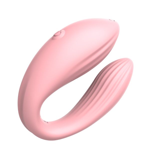 Vibrador para Casal Vibrador em Forma de C Estimulador de Ponto G e Clitóris Vibrador Controlado por App Brinquedo Sexual Tecnológico Vibrador 10 Modos Acessório Íntimo para Casais Vibrador de Silicone Flexível Prazer Compartilhado Vibrador Recarregável USB