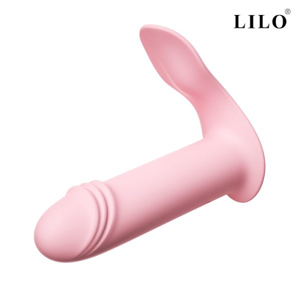 Estimulador de Clitóris Vibrador com Penetração Brinquedo Sexual Controlado por App Vibrador 10 Modos Estimulador Clitoriano Tecnológico Vibrador de Silicone Acessório Íntimo Recarregável Controle Remoto via Smartphone Vibrador Dupla Função Prazer Feminino Personalizado