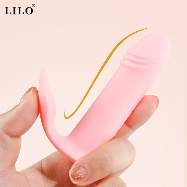 Estimulador de Clitóris Vibrador com Penetração Brinquedo Sexual Controlado por App Vibrador 10 Modos Estimulador Clitoriano Tecnológico Vibrador de Silicone Acessório Íntimo Recarregável Controle Remoto via Smartphone Vibrador Dupla Função Prazer Feminino Personalizado