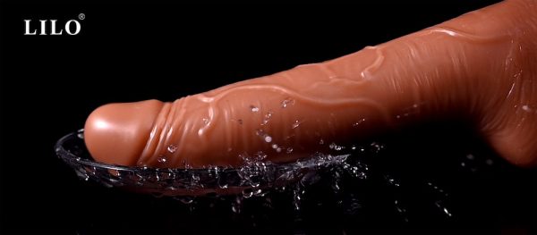 Prótese Realística com Controle Remoto Vibrador com 10 Modos Prótese com Rotação Brinquedo Sexual Realístico Prótese com Ventosa Vibrador Recarregável Prótese de Silicone Brinquedo Erótico com Controle Privacidade na Compra de Produtos Íntimos Atendimento Personalizado em Sex Shop Online