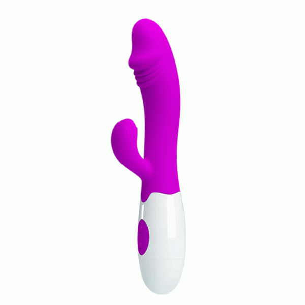 Vibrador Pretty Love Estimulador Clitoriano Vibrador com 30 Modos Vibrador Realístico Brinquedo Sexual Dupla Estimulação Vibrador de Silicone Vibrador Discreto Prazer Feminino Vibrador com Glande Acessório Íntimo de Qualidade