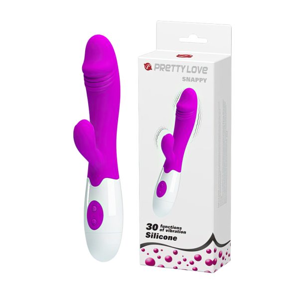 Vibrador Pretty Love com Estimulador Clitoriano - 30 Modos de Vibração