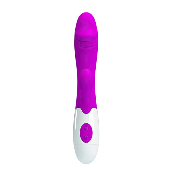 Vibrador Pretty Love Estimulador Clitoriano Vibrador com 30 Modos Vibrador Realístico Brinquedo Sexual Dupla Estimulação Vibrador de Silicone Vibrador Discreto Prazer Feminino Vibrador com Glande Acessório Íntimo de Qualidade