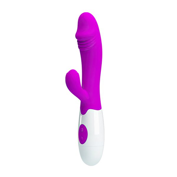 Vibrador Pretty Love Estimulador Clitoriano Vibrador com 30 Modos Vibrador Realístico Brinquedo Sexual Dupla Estimulação Vibrador de Silicone Vibrador Discreto Prazer Feminino Vibrador com Glande Acessório Íntimo de Qualidade