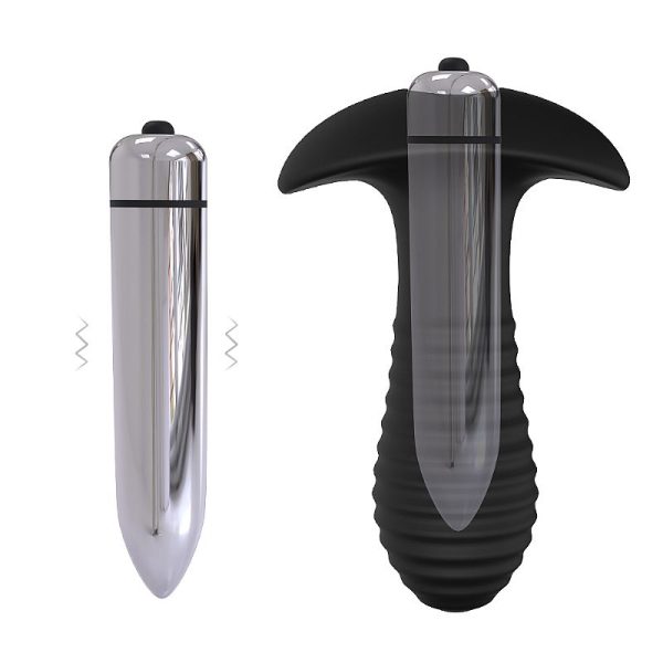 Plug anal com vibro Estimulador de próstata Silicone soft touch Bullet vibratório Prazer anal Privacidade absoluta Produtos autênticos Atendimento ao cliente Munas Moda Intima