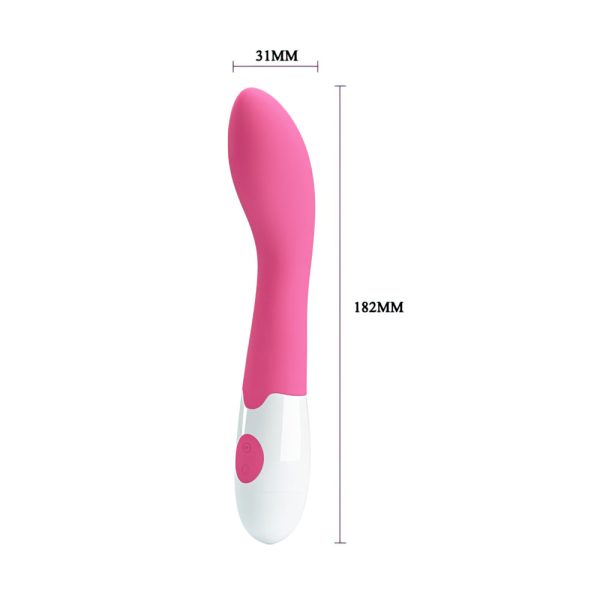 Vibrador ponto G, Estimulador de ponto G, Vibrador 30 modos, Silicone macio, Vibrador feminino, Vibrador ABS, Vibrador ergonômico, Vibrador com pilhas AAA, Vibrador pessoal, Vibrador de alta qualidade