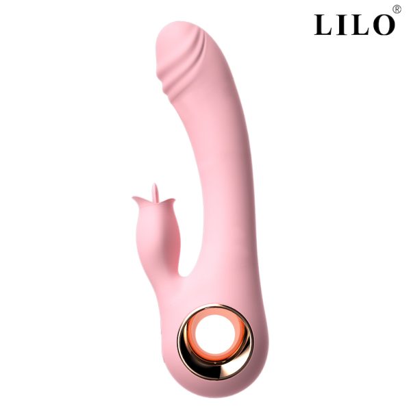 Vibrador de ponto G, Estimulador de clítoris, Vibrador com aquecimento, Vibrador recarregável USB, Vibrador de silicone seguro, Vibrador com múltiplas vibrações, Vibrador estilo língua, Vibrador íntimo feminino, Acessório erótico discreto, Vibrador com função aquecimento.