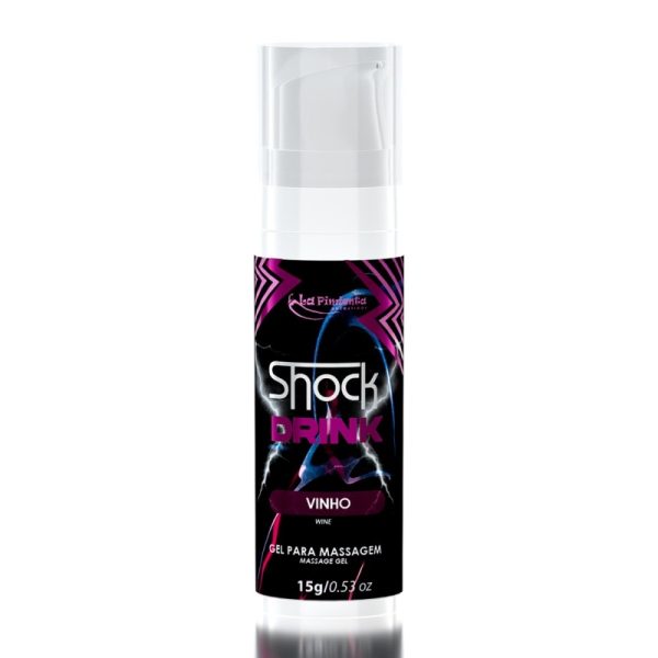 SHOCK DRINK - Vibrador Líquido Excitante Aroma Vinho 15g - Image 2