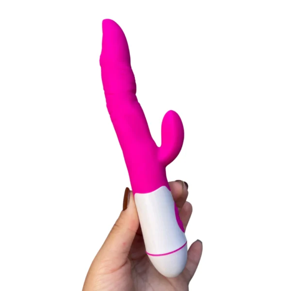 vibrador ponto G, vibrador clitóris, vibrador recarregável, silicone cirúrgico, 10 modos de vibração, prazer íntimo, sex shop.